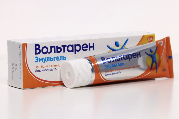 Вольтарен 1%, 50 г, эмульгель