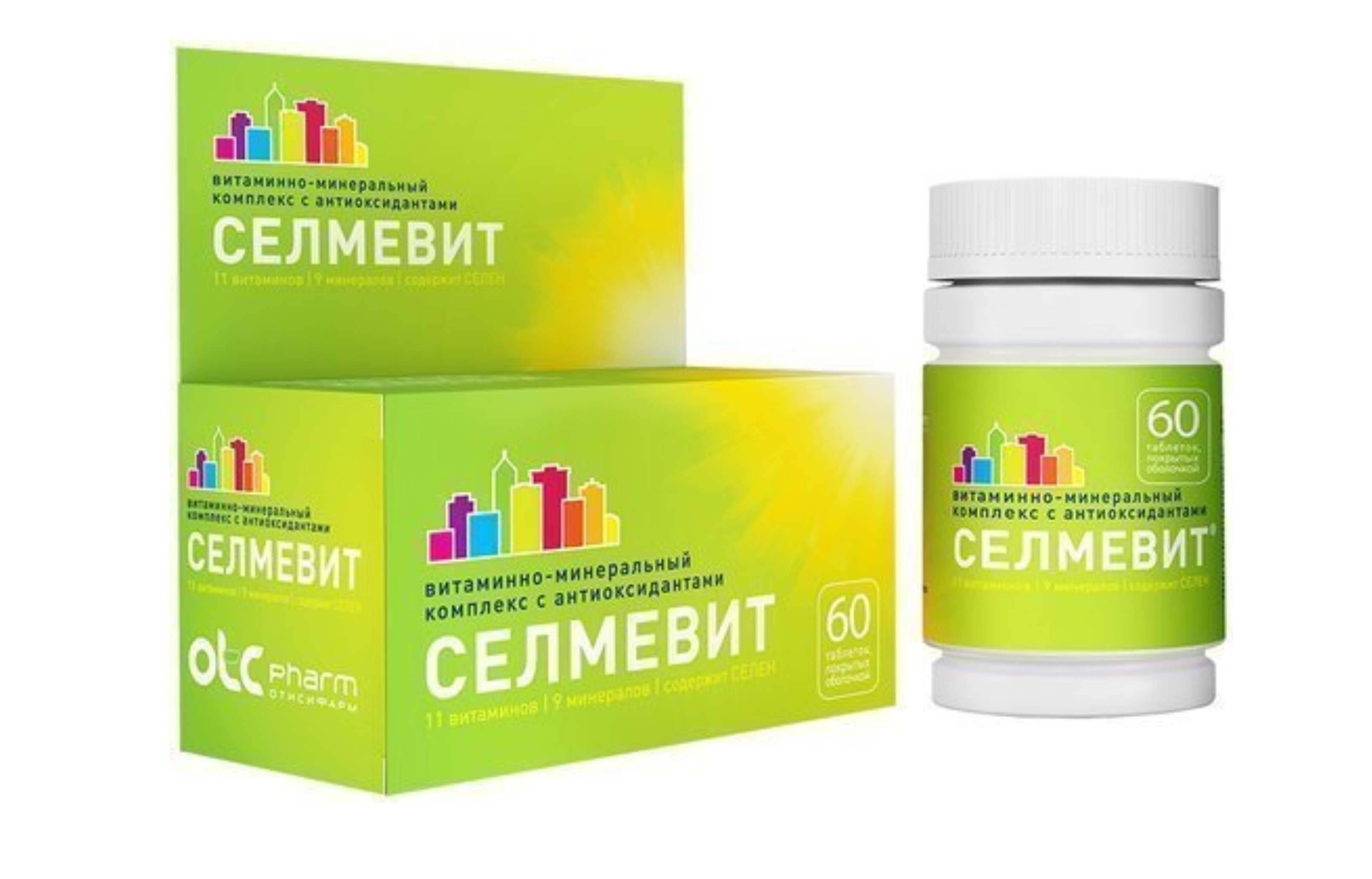 Селмевит, 60 шт, таблетки покрытые оболочкой