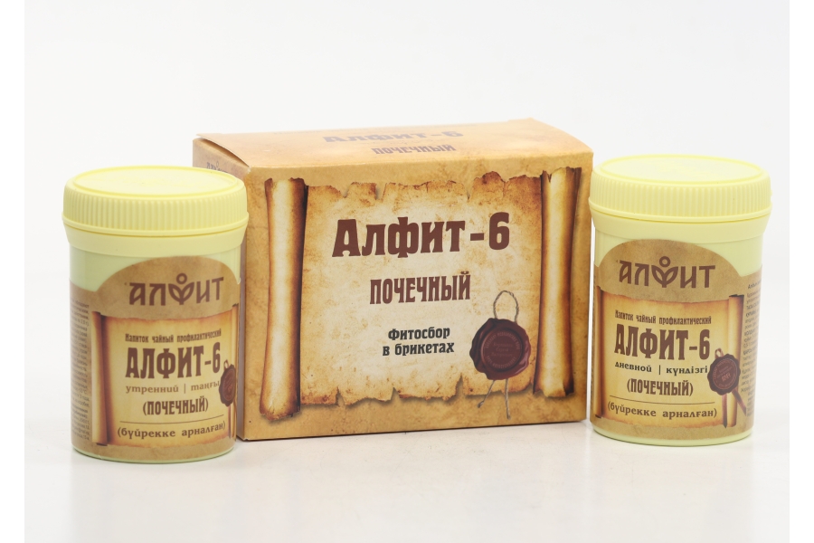Алфит-6 Почечный утро/вечер, 2 г, 60 шт