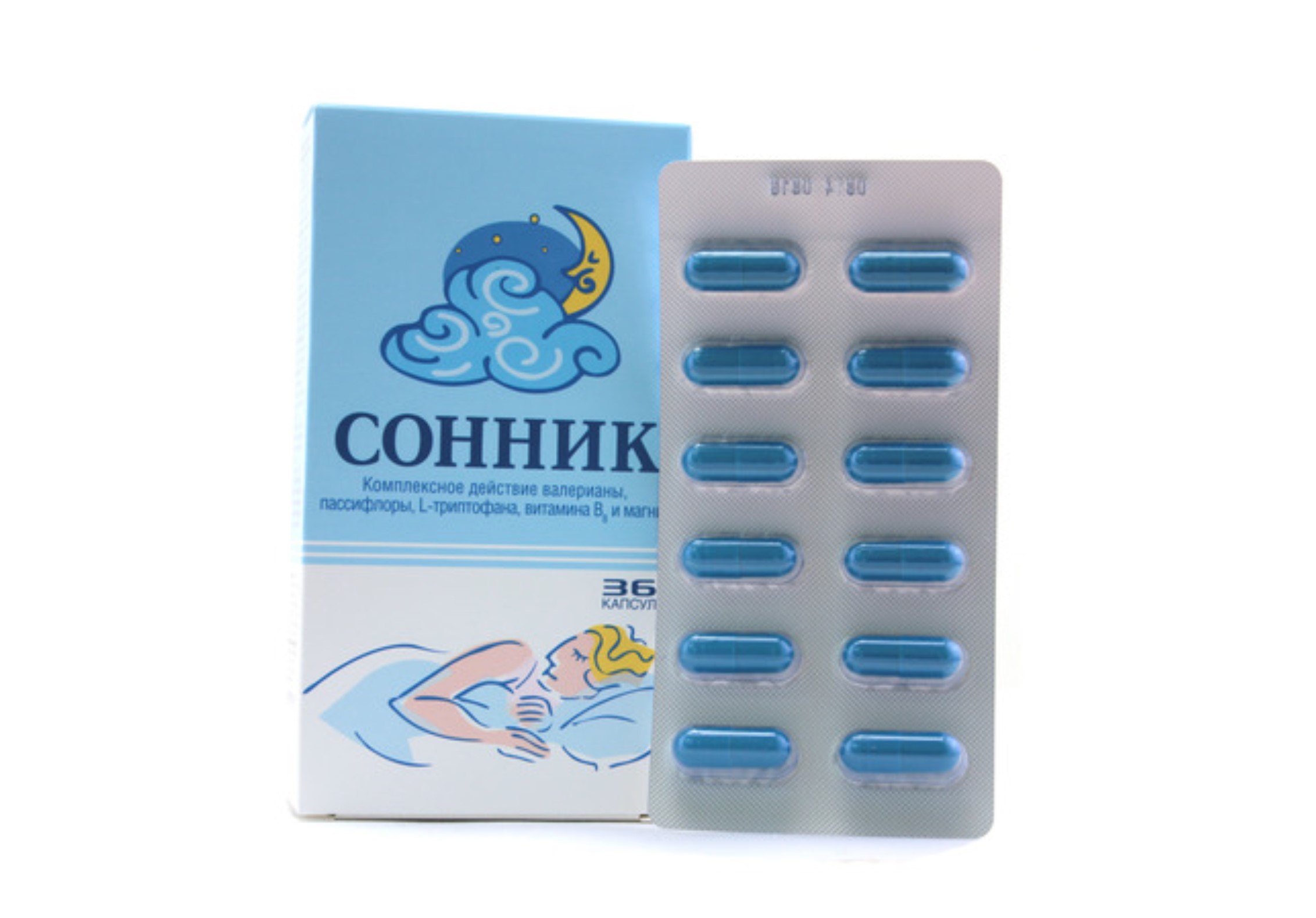 Сонник 0.3 г, 36 шт, капсулы