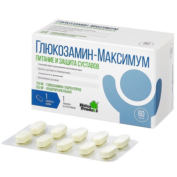 Глюкозамин Максимум, 60 шт, таблетки