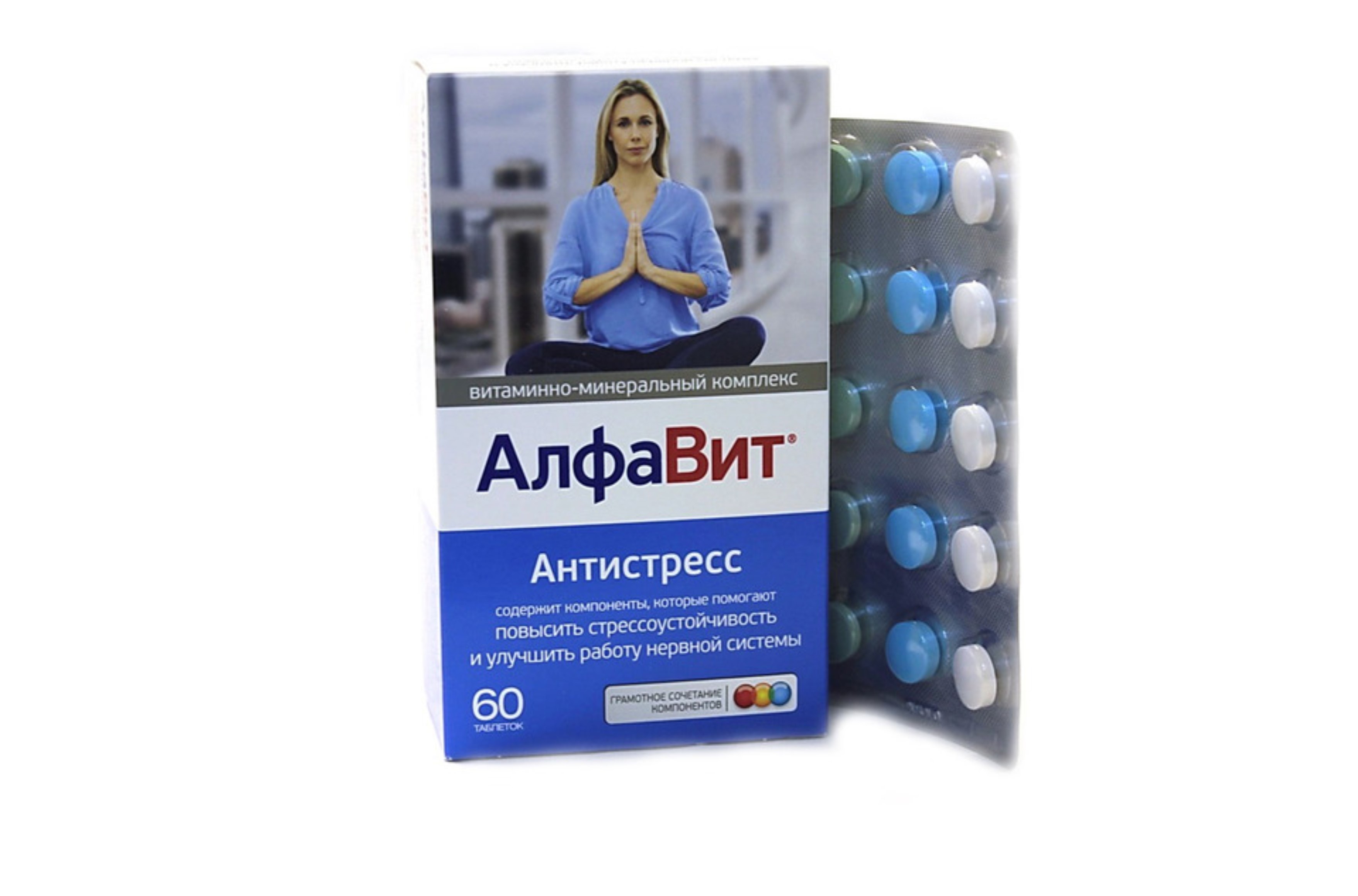 Алфавит Антистресс, 60 шт, таблетки