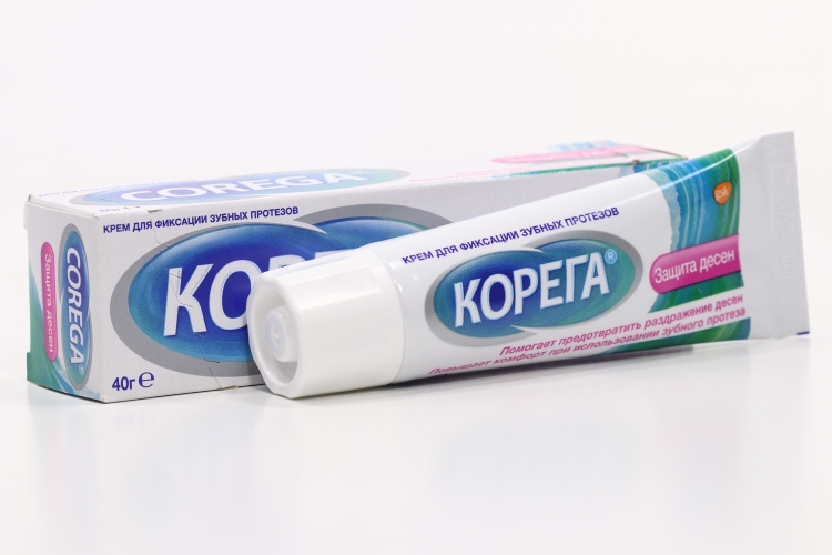 Крем Корега Защита десен д/зуб протезов, 40 г