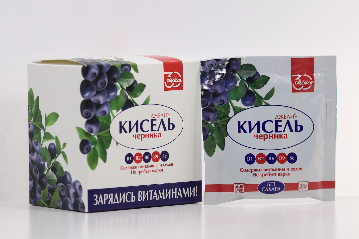 Кисель Джели+ черника, 25 г