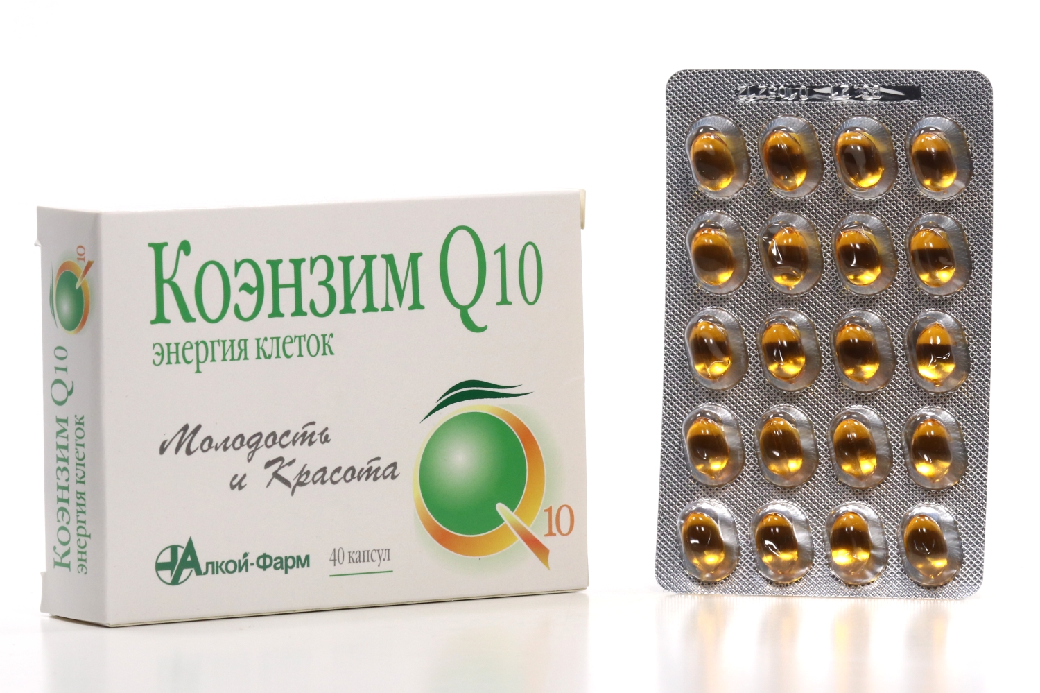 Коэнзим Q-10 капс, 40 шт