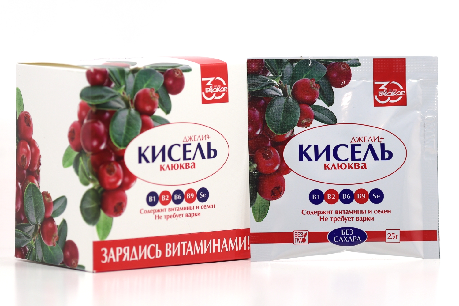 Кисель Джели+ клюква, 25 г