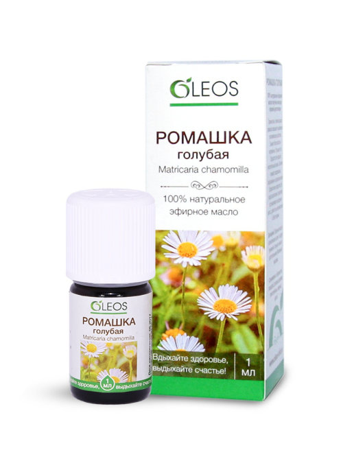 Масло Oleos Ромашка голубая эфирное, 1 мл