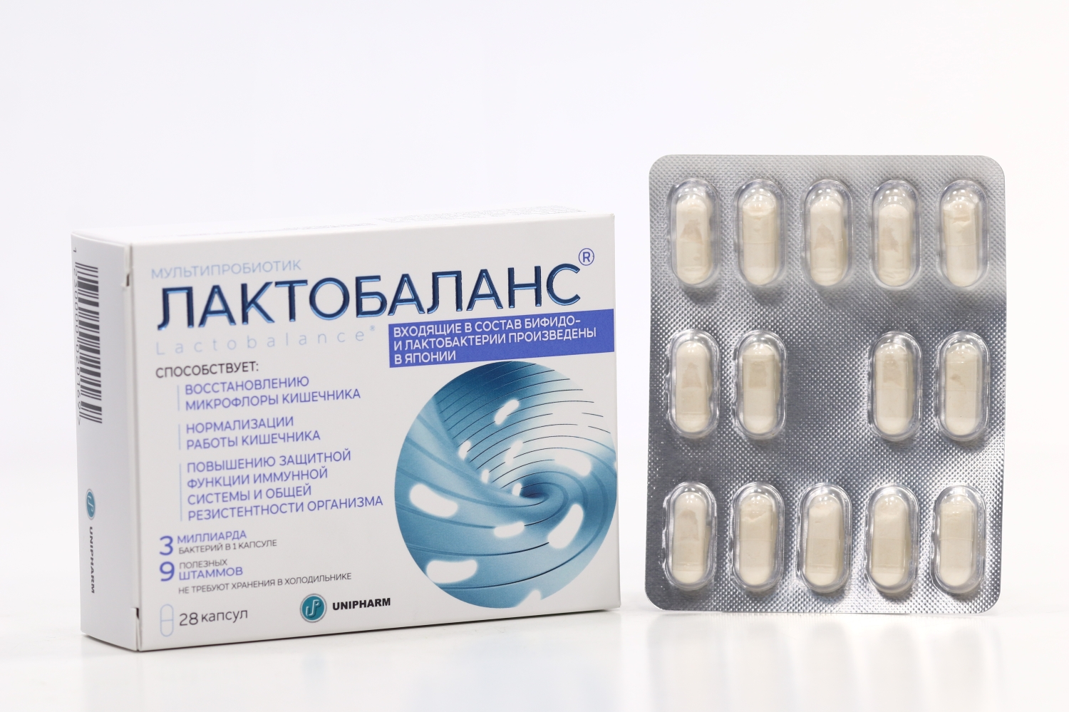 Лактобаланс, 378 мг, 28 шт, капсулы