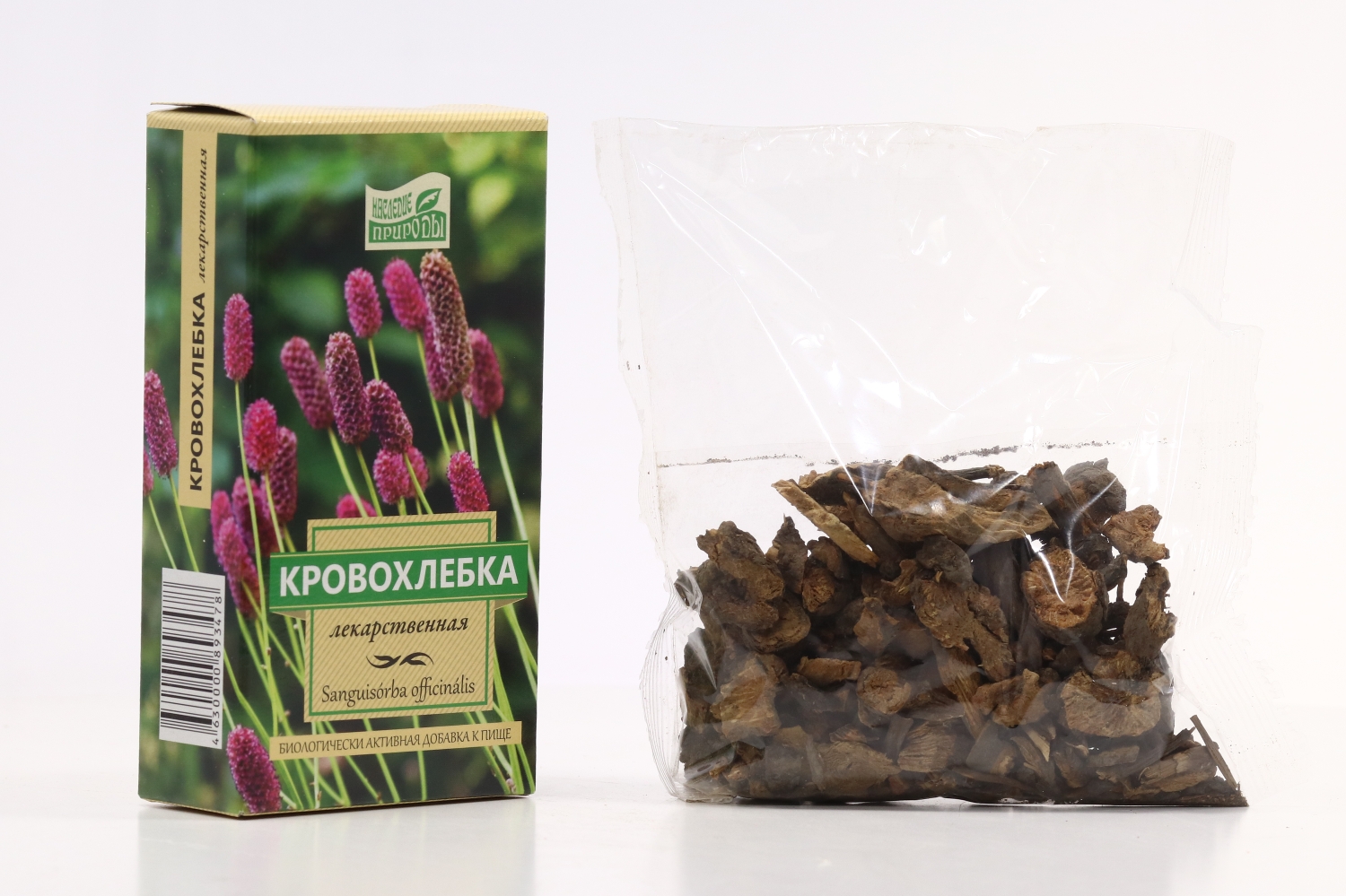 Кровохлебка Наследие природы, 50 г, сырье растительное-корень