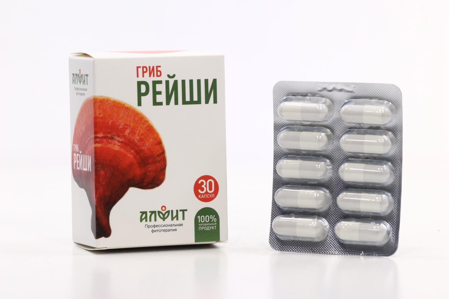 Гриб Рейши, 30 шт, капсулы