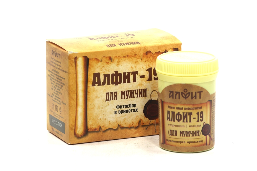 Алфит-19 д/мужчин профилактический утро/день, 2 г, 60 шт