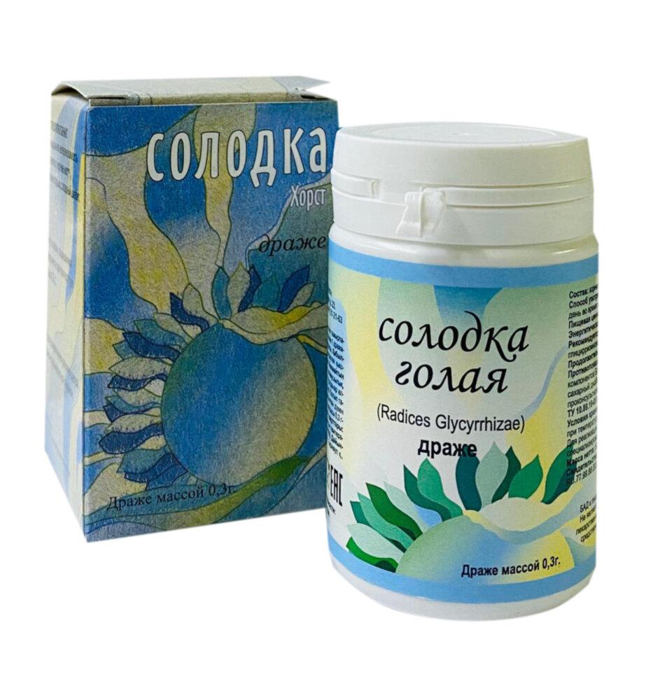 Солодка голая, 50 г, драже