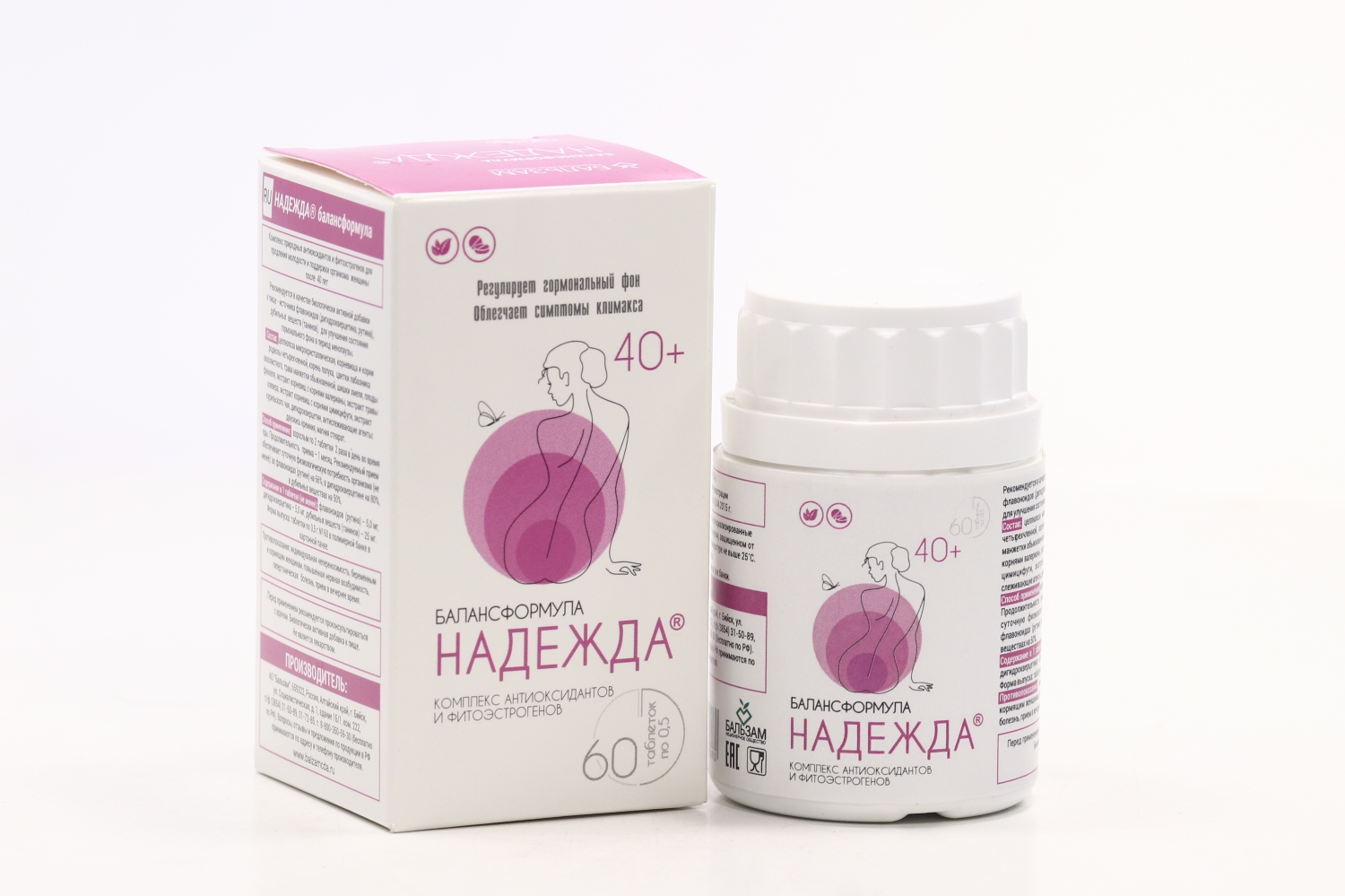 Фитокомплекс Надежда-Балансформула, 0,5 г, 60 шт, таблетки