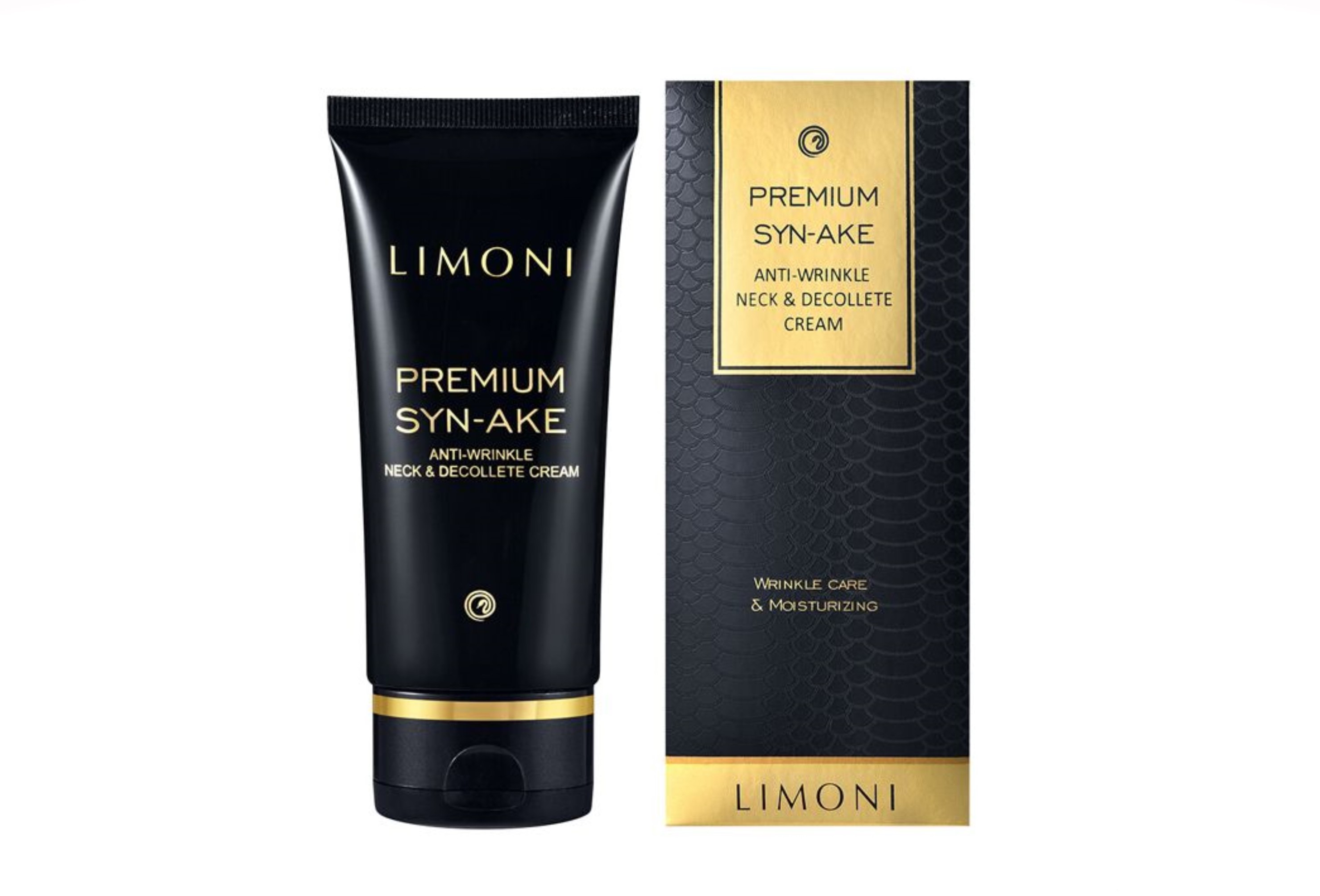Крем Limoni Premium Syn-Ake д/шеи и декольте антивозрастной с пептидами/змеиным ядом, 75 мл