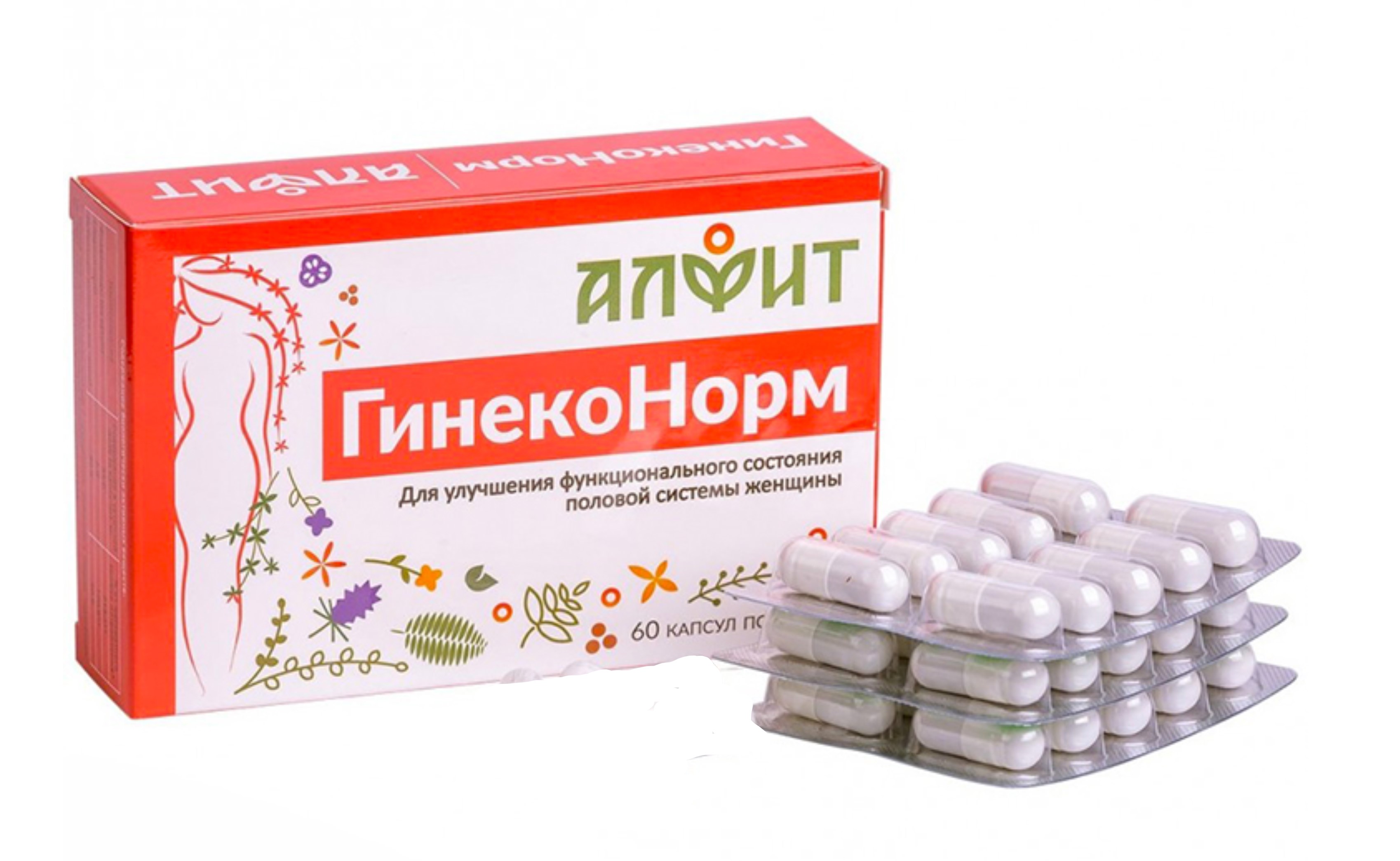 Гинеконорм, 450 мг, 60 шт, капсулы