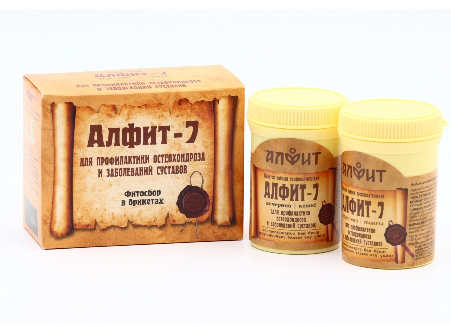 Алфит-7 Остеохондрозный, 2 г, 60 шт, брикеты
