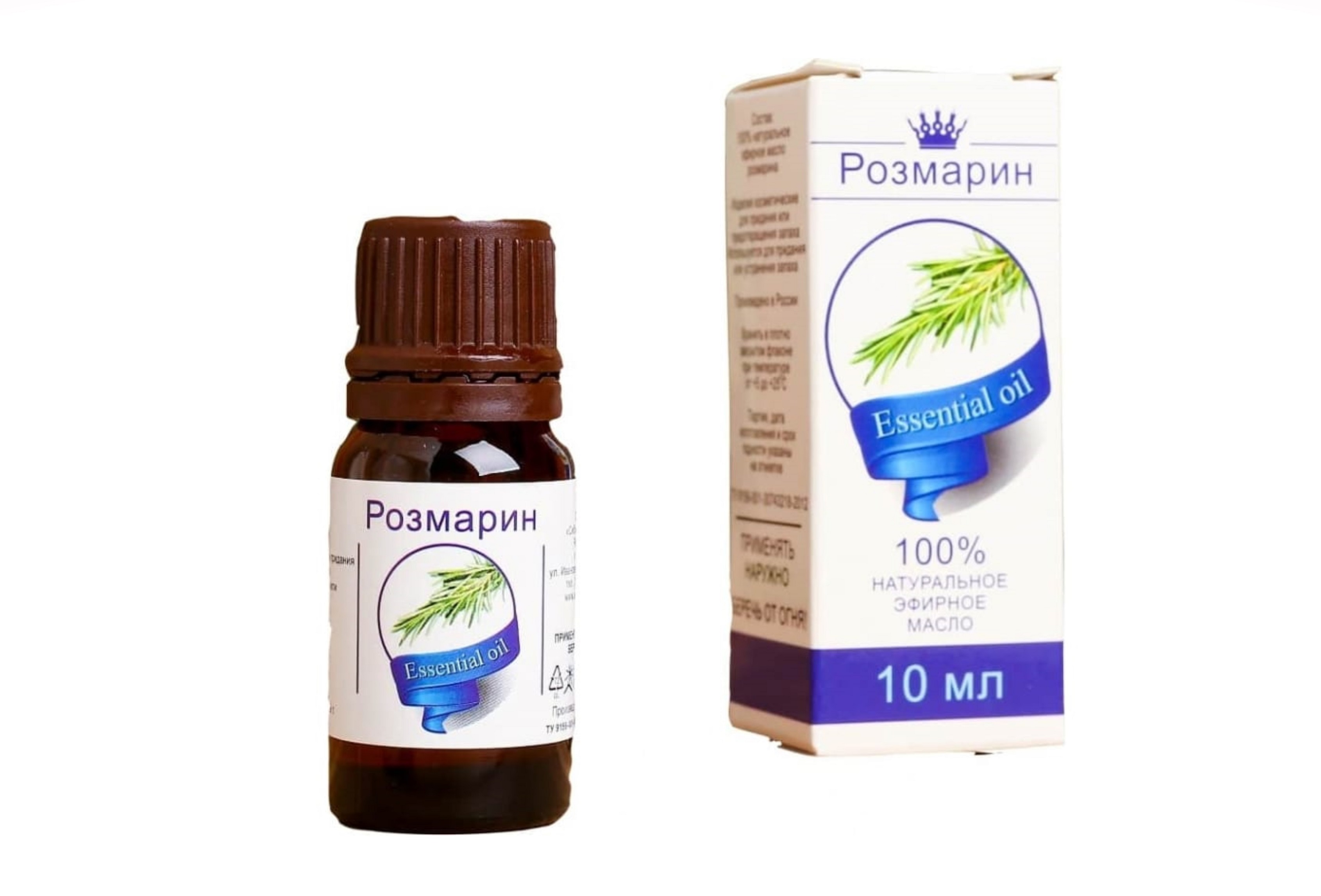Эфирное масло "Розмарин", флакон-капельница, аннотация, 10 мл