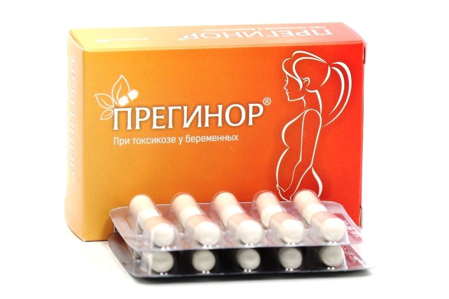 Прегинор, 550 мг, 30 шт, капсулы