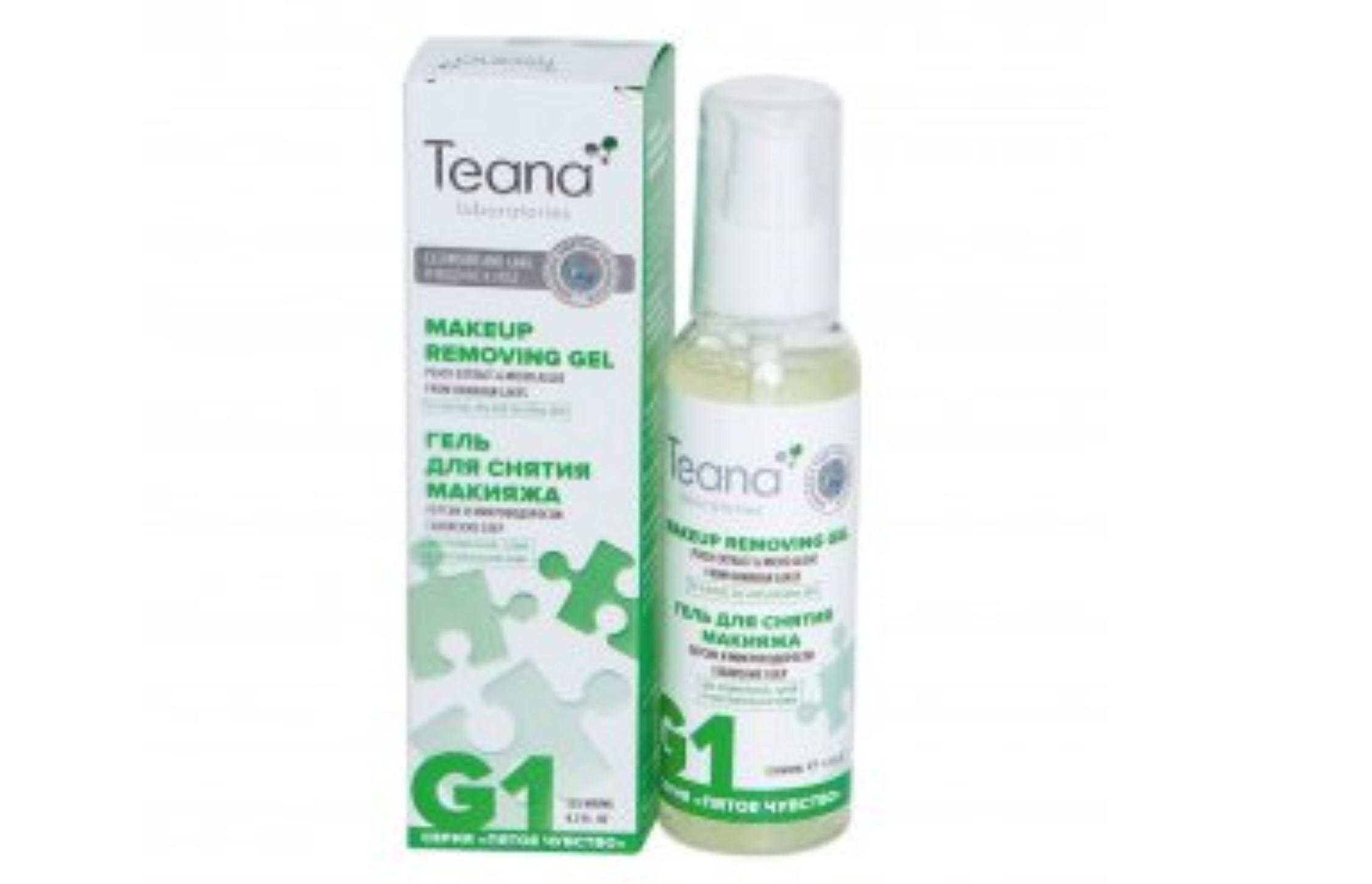 Гель Teana laboratories G1 с экстрактом персика д/снятия макияжа, 125 мл, (2017)