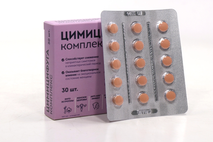Цимицифуга с комплексом витаминов для женщин, 30 шт