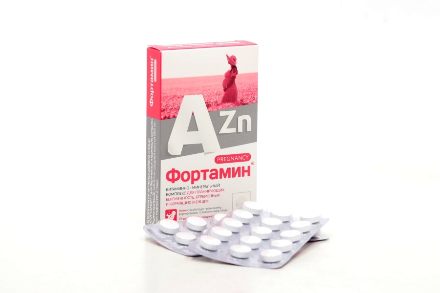 Витаминно-Минеральный компл Фортамин от А до Цинка д/беременных/кормящих жен, 30 шт, таблетки