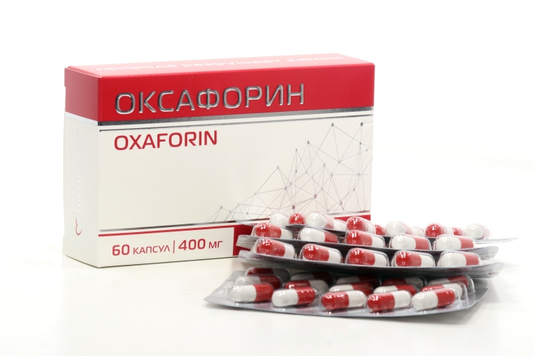 Оксафорин, 400 мг, 60 шт, капсулы