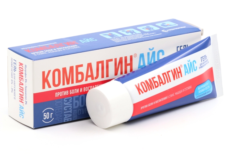 Комбалгин Айс 5%+3%, 50 г, гель для наружного применения ПромоМед