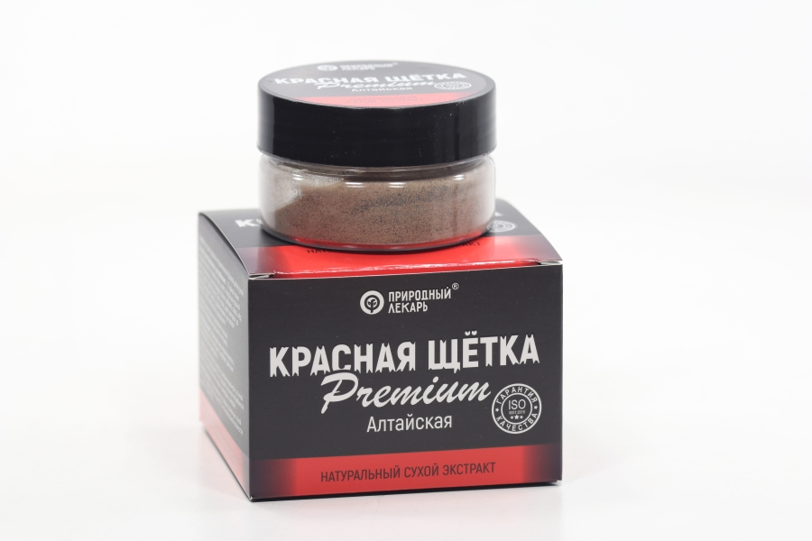 Красная щётка Премиум Алтайская Природный лекарь напиток быстрораств, 30 г