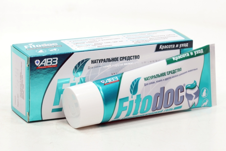 Стоматологический гель АВЗ FITODOC д/собак/кошек и других мелких домашних животных 75 мл