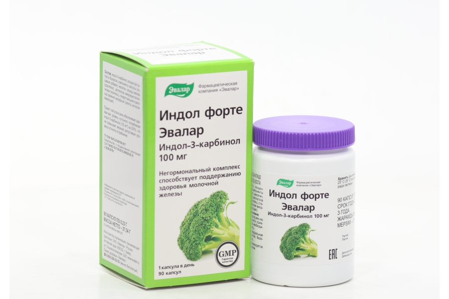 Индол форте, 0,23 г, 90 шт, капсулы