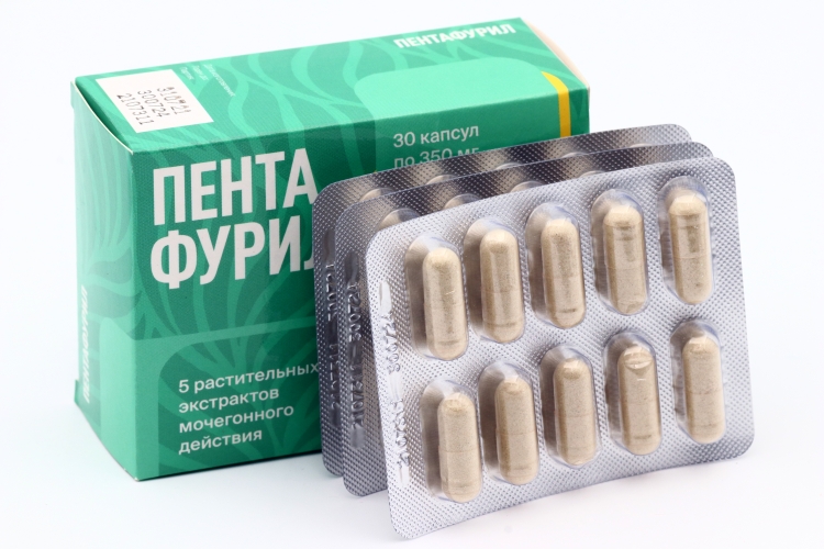 Пентафурил, 350 мг, 30 шт, капсулы GLS