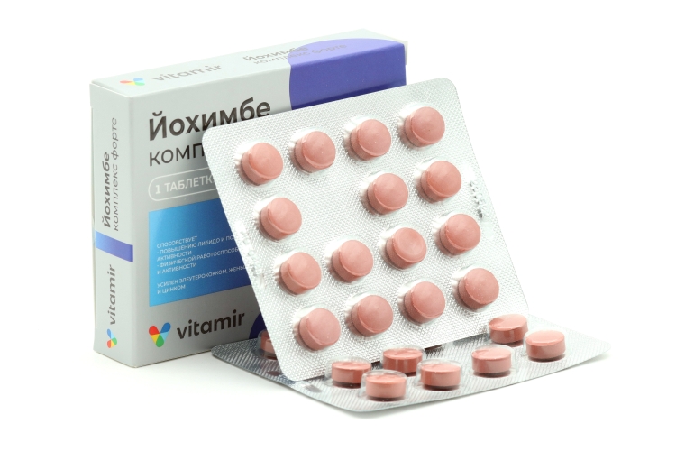 Йохимбе комплекс форте, 30 шт, таблетки