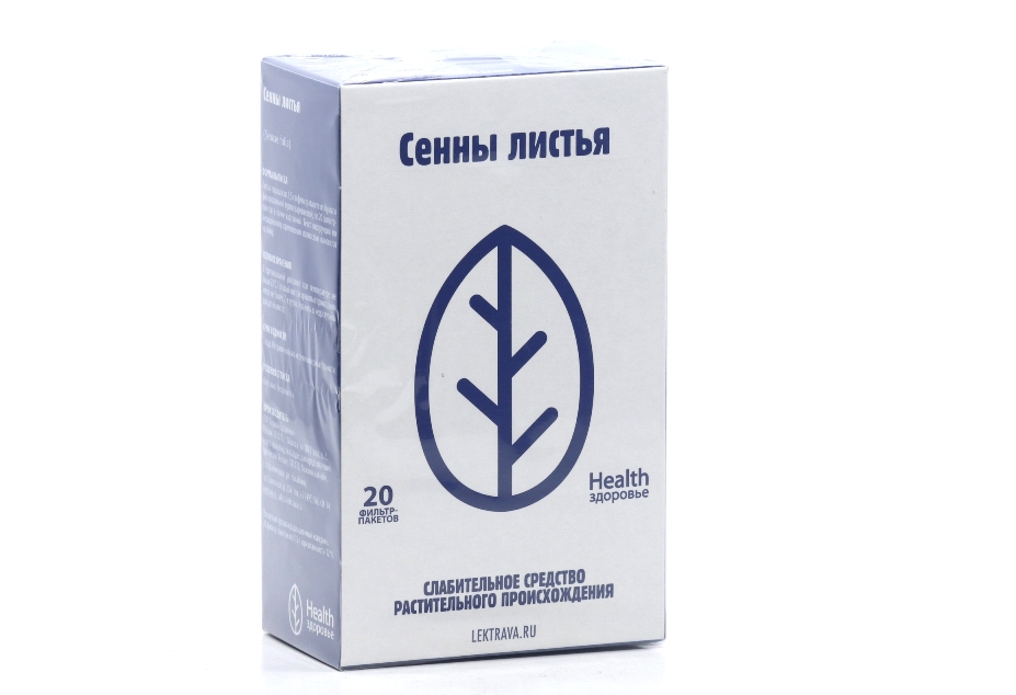 Сенны лист 1.5 г, 20 шт, сырье-порошок