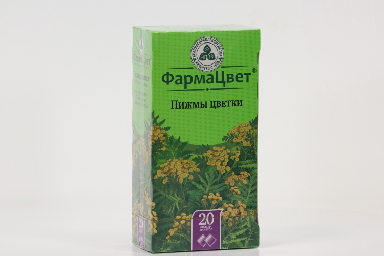 Пижмы цветки ФармаЦвет 1.5 г, 20 шт, сырье растительное-порошок Красногорск