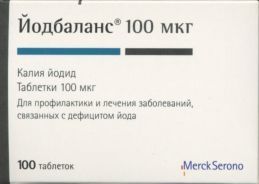 Йодбаланс 100 мкг, 100 шт, таблетки