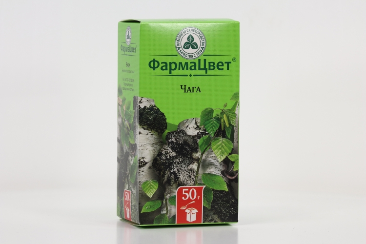 Чага ФармаЦвет, 50 г, сырье растительное измельченное Красногорск