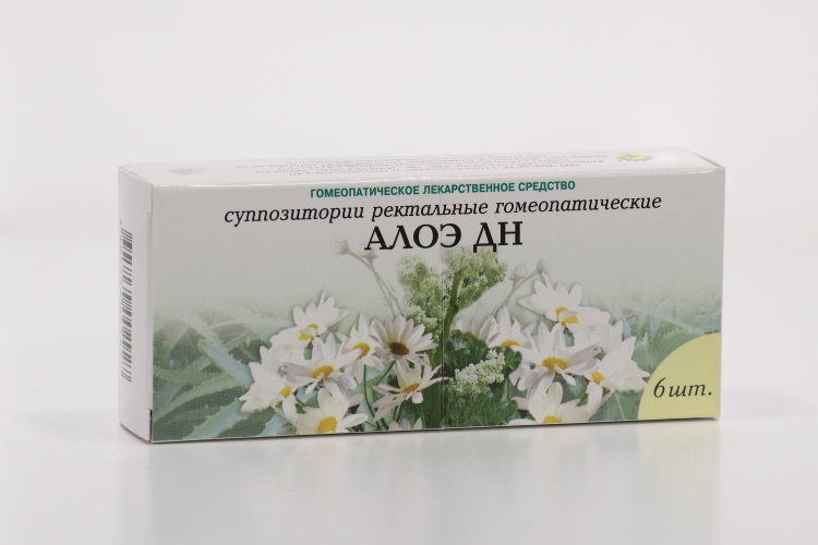Алоэ ДН, 6 шт, суппозитории ректальные гомеопатические