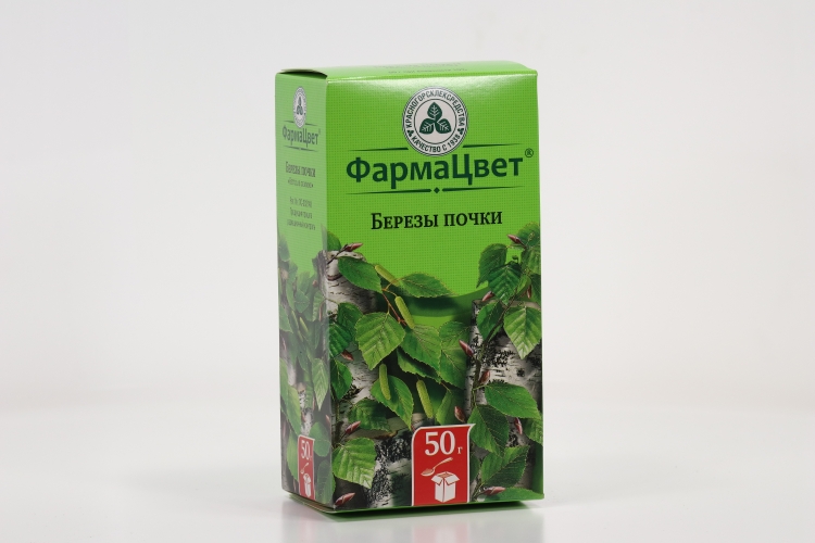 Березы почки ФармаЦвет, 50 г, сырье растительное