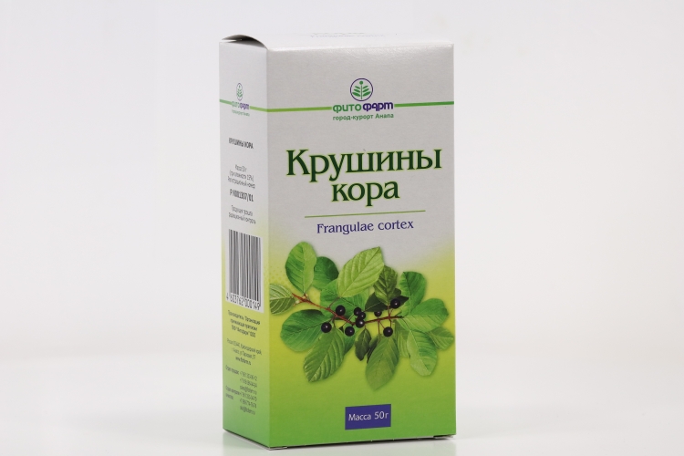 Крушины кора, 50 г, сырье измельченное