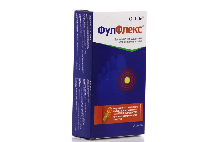 Фулфлекс 0.3 г, 24 шт, капсулы