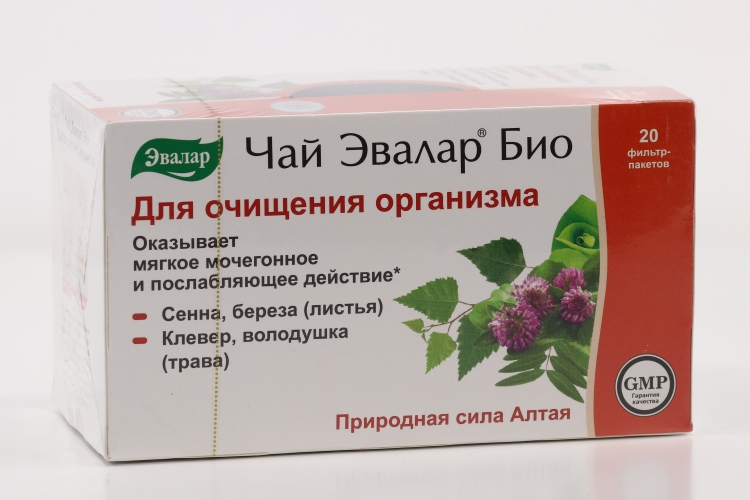 Чай Эвалар Био д/очищения организма, 1,5 г, 20 шт