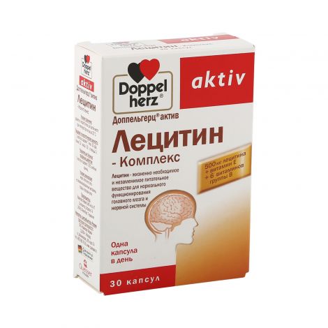 Доппельгерц Актив Лецитин-Комплекс 1 г, 30 шт, капсулы