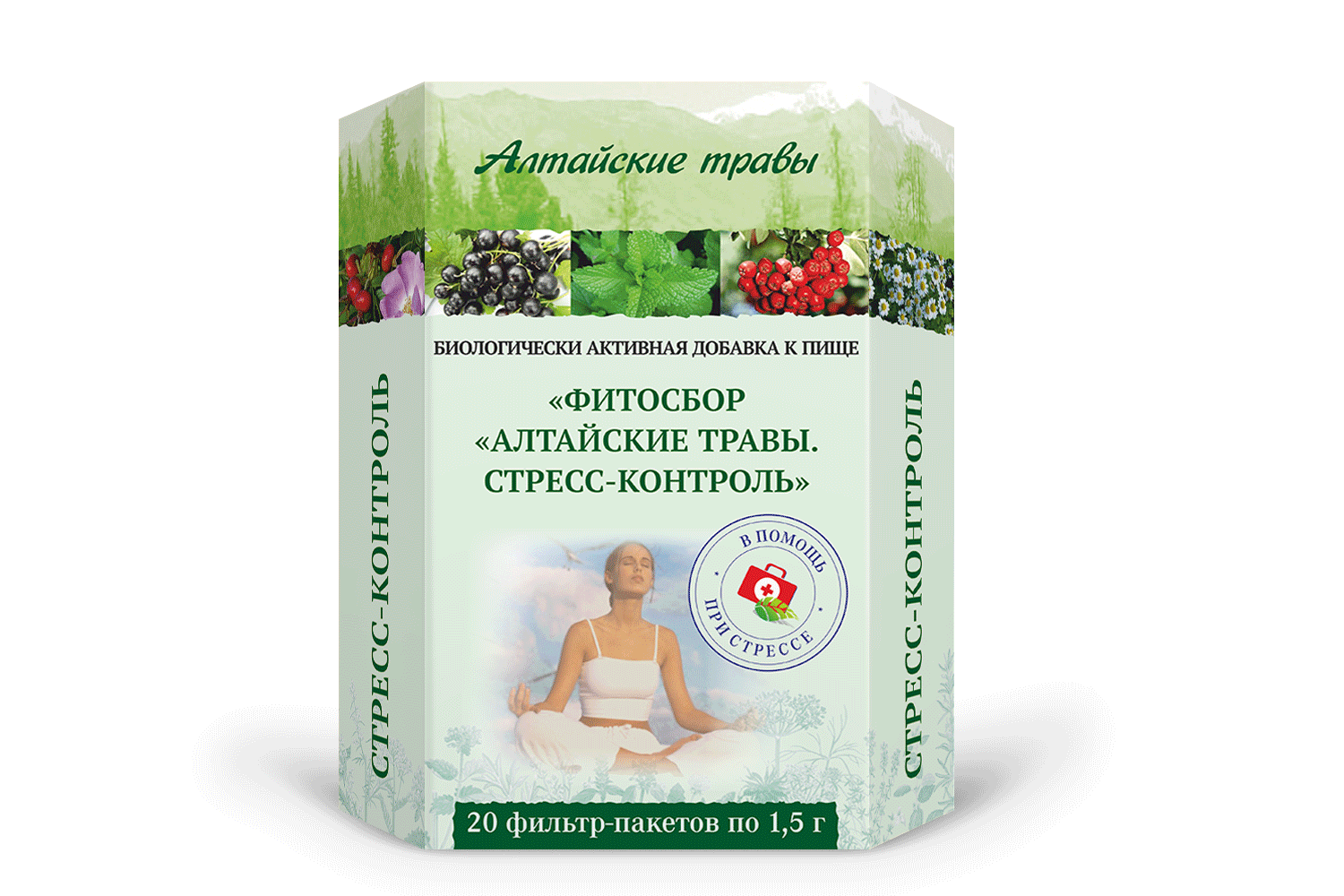 Фитосбор Алтайские травы Стресс-Контроль, 1,5 г, 20 шт