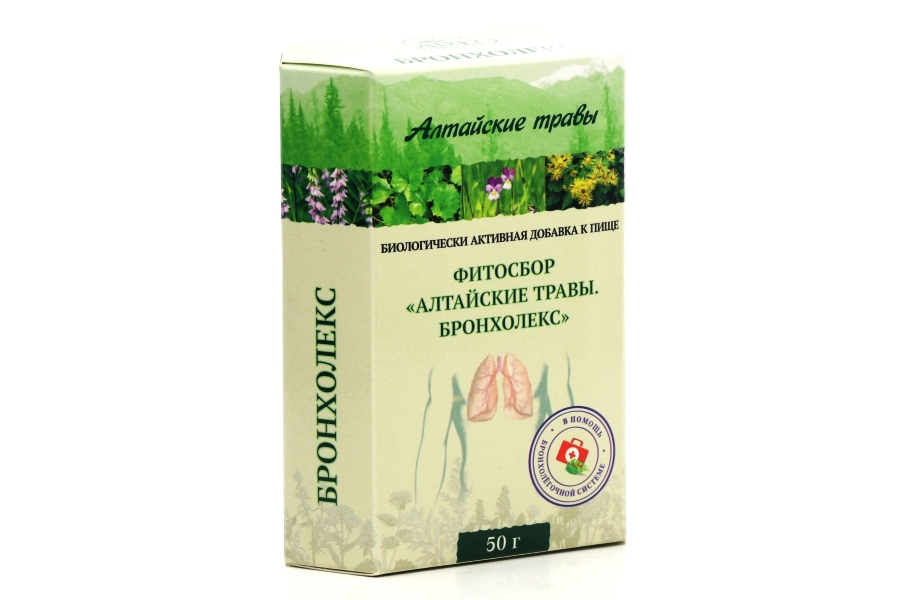 Бронхолекс фитосбор Алтайские травы, 50 г