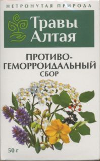 Противогеморроидальный сбор серии Алтай, 50 г