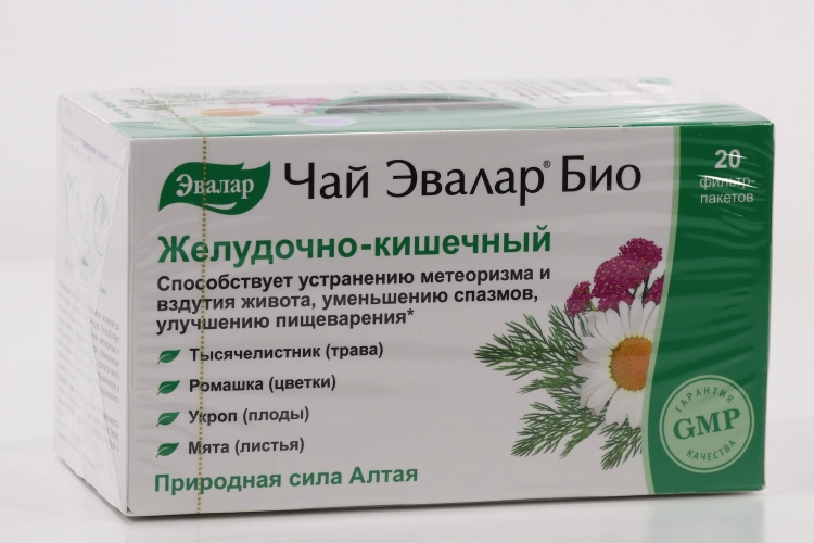 Чай Эвалар Био желудочно-кишечный, 1,8 г, 20 шт