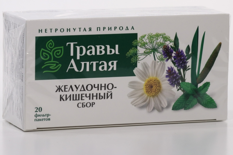 Желудочно-кишечный сбор серии Алтай, 1,5 г, 20 шт