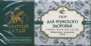 Для мужского здоровья сбор Золотой Алтай, 1,5 г, 20 шт