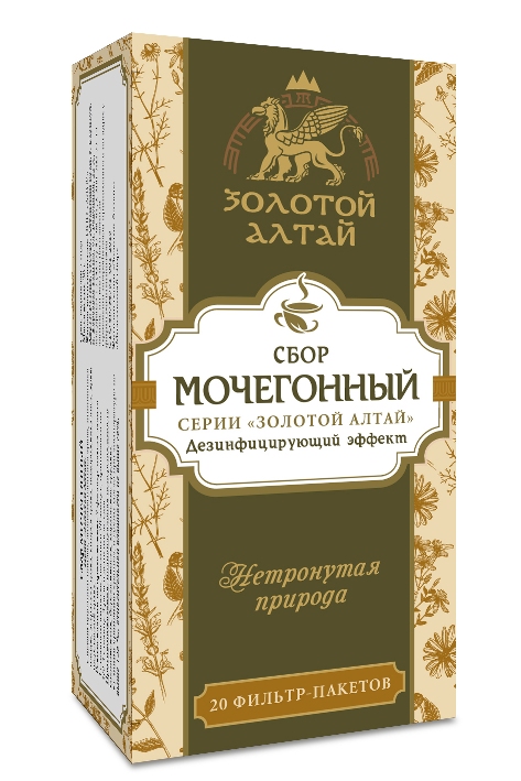 Мочегонный сбор Золотой Алтай, 1,5 г, 20 шт