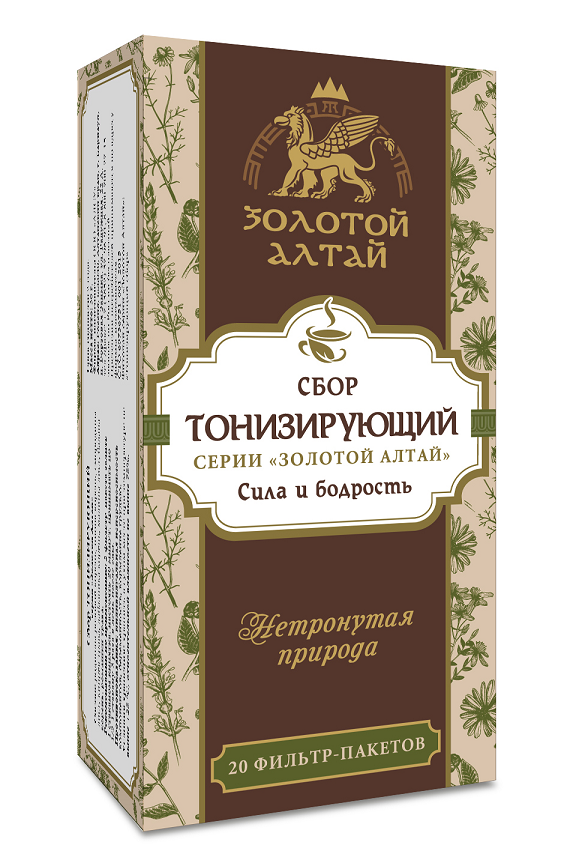 Тонизирующий сбор Золотой Алтай, 1,5 г, 20 шт